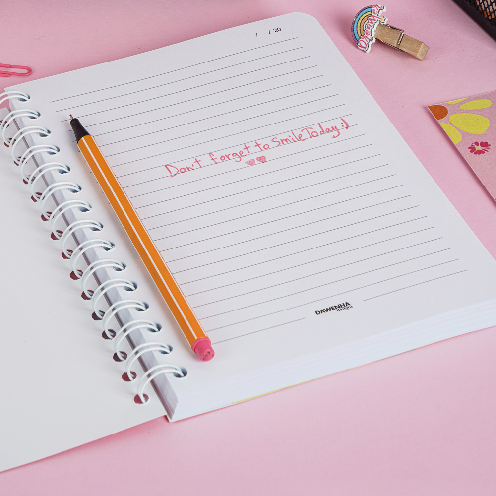 Pinky Hippie | Safezone Notebook (wired/Hardcover)