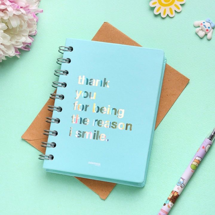 The Reason I smile Pastel Notebook