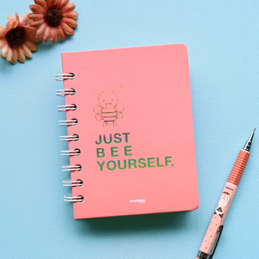 Bee yourself Pastel Notebook