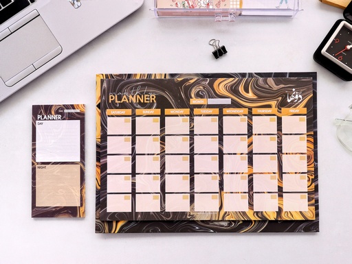 [Desk Calendars] Black Marble Desk Calendar