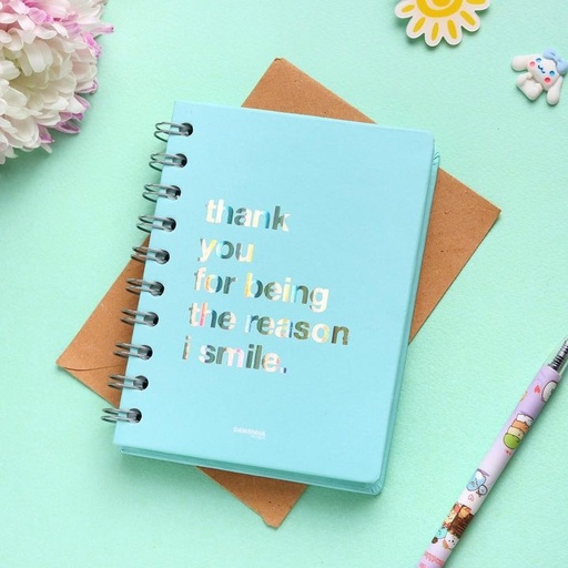 [Notebooks | Pastel Collection] The Reason I smile Pastel Notebook