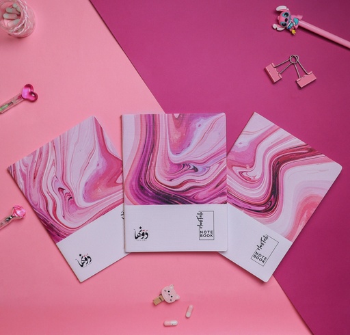[Notebooks | Manifesto Collection] Pink Lava | Manifesto 3 notebooks set
