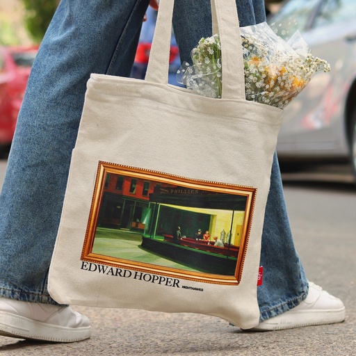 [Tote Bags;Trending Now] Tote Bag | Edward Hopper