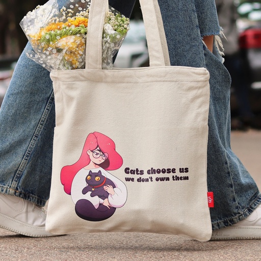 [Tote Bags] توت باج | كبيرة | مُحبي القِطط