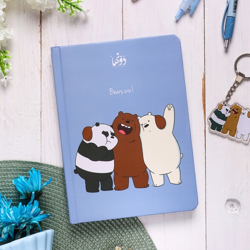 [Notebooks | SafeZone Collection;New products] دببة | أزرق | دفتر مساحتك الآمنة